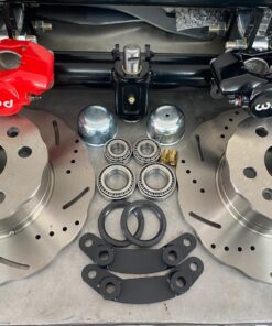 Front Wilwood Cross Drilled Disc Brake Kit - '71-'79 Bay Window Bus (3 - 5 Weeks Wait)