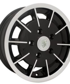Gasser Wheel - 15"x5.5" - Gloss Black/Polished Lip & Face