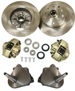 2.5" Drop Front Disc Brake Kit - Bug/Ghia '52-'65 - 4x130mm & 5x130mm - EMPI 22-2882-0 (5 -7 Days Wait)