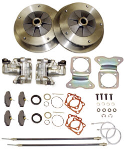 Rear Disc Brake Kit with E-Brake Zero Offset - Bug/Ghia '52-'67 - 5x205mm - EMPI 22-2905-0 (3 - 5 Weeks Wait)