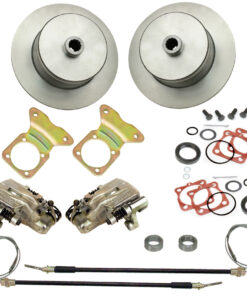 Rear Disc Brake Kit with E-Brake - Bug/Ghia '73-'79 - No Lug Holes - EMPI 22-2920-0 (3 - 5 Weeks Wait)
