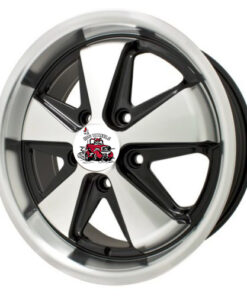 911 Wheel - 17"x7" - 5x130mm - Gloss Black w/ Polished Lip & Spokes