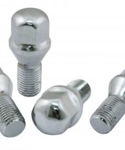 Chrome Lug Bolts - 14mm, 60 Degree, Set of 4 For EMPI 4x130 wheels - FREE SHIPPING