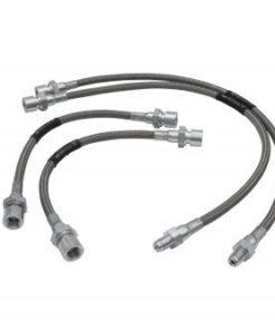 4-Piece Braided Stainless Brake Line Kit, T1 58-64 - FREE SHIPPING