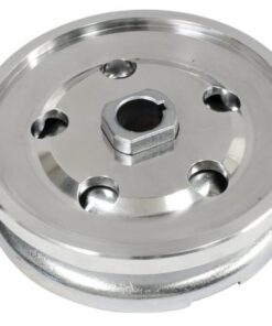 Complete Alternator / Generator Pulley, Polished Outer Half with Metal Inner - FREE SHIPPING