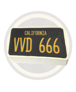 VVD Car Plate Sticker
