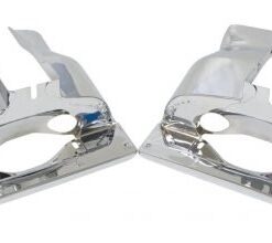 Stock Dual Port Cylinder Shrouds - Chrome - Part #00-9063-0