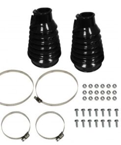 Deluxe Swing Axle Boot. Black - Pair