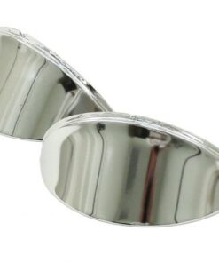 Eye Brows, Smooth Chrome, Type 1, Pair - Part #00-6450-0