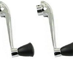 Window Crank, 56-67, Black Knob, Each - FREE SHIPPING