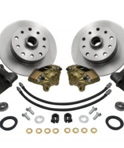 Front Disc Brake Kit, Link Pin, Double-Drilled 5x130 with 14x1.5mm threads / 5x4.75" with 12mm threads - FREE SHIPPING