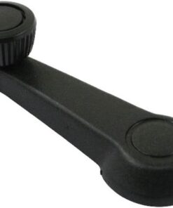 Window Crank, Metal Backed, Black, 75-79, Each - FREE SHIPPING