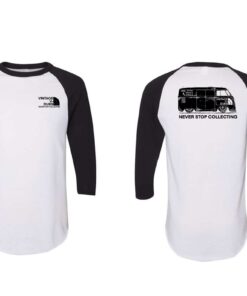 Never Stop Collecting 3/4 Baseball Tee - FREE SHIPPING (F) (3 - 5 DAYS WAIT)