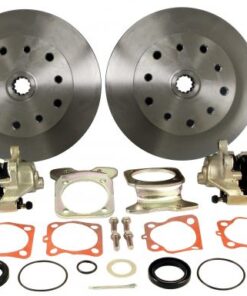 Rear Disc Brake Kit, Double-Drilled 5x130 with 14x1.5mm threads 5x4.75" with 12mm threads, Swing Axle, 58-67 - FREE SHIPPING