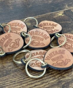 VVD Round Leather Keychain - FREE SHIPPING