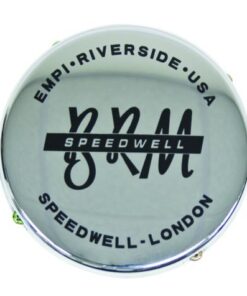 Chrome Low Cap with BRM, EMPI, & Speedwell, Cap Only - Part # 00-9715-0