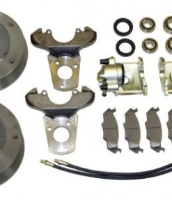 Zero Off-Set Front Disc Brake Kit Link Pin, 5-Lug, 5x205 to '65 with Single M/C - FREE SHIPPING