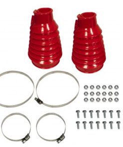 Deluxe Swing Axle Boot. Red - Pair