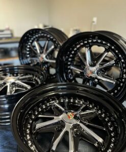 Classic Black Lipped 3 Piece Alloys 17x 4.5 & 7s (3 - 5 WEEKS WAIT)