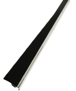 Billet Look Running Brd., Black Satin, Polished Edge, Vintage Style, Pr. - FREE SHIPPING