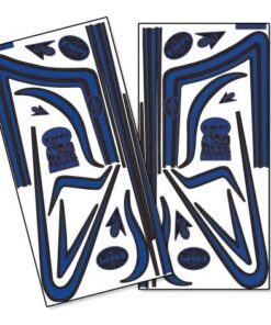 EMPI GTV C-Stripe Decal Set - Navy Stripe / Black Outline - FREE SHIPPING