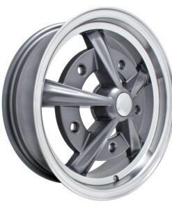 Anthracite with Polished Lip 15 5 20 33/4 60• 5x205 13 - FREE SHIPPING (5 -7 Days Wait)