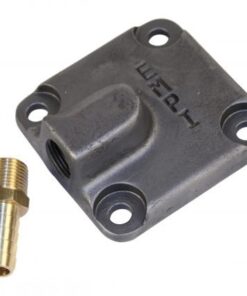 Oil Pump Cover with Fitting and Gasket, Steel - FREE SHIPPING (3 - 5 Days Wait)
