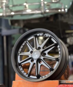 Porsche Cutt Face 3 Piece Style Wheels – Matte Black Lip / Anthracite Grey Face (4-6 WEEKS WAIT)