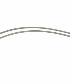 Stainless Steel Braided Teflon Brake Lines, Front Disc, Super Beetle #79-0203