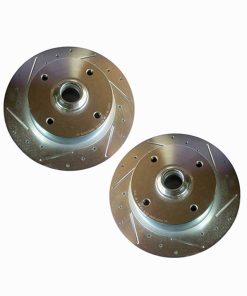 Brake Rotors, Front, Drilled & Slotted #89-3050V