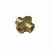 Brake Tee, Brass three way #89-4140