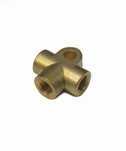 Brake Tee, Brass three way #89-4140