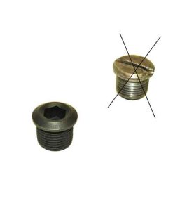 Oil Relief Plug, for Single or Dual Relief engine cases #80-0565