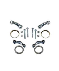 Tail Pipe or Muffler to Heater Box clamps, pair #74-1612P